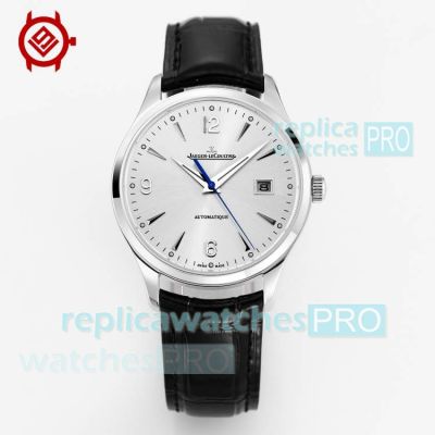 V9 Factory Jaeger-LeCoultre Master Control Date Silver Face Ultra-thin AAA Replica Watch 